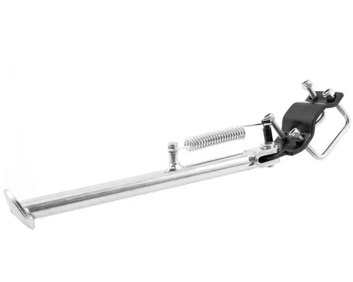 2EXTREME Seitenständer chrom kompatibel für Tomos A35B Targa 50ccm 2-Takt AC, A35 Quadro, A3 50