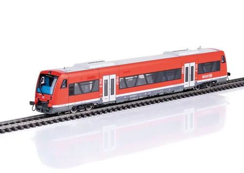 Märklin 36965 H0 AC Dieseltriebwagen BR 650 DB AG mit Sound - Modelleisenbahnen, detailgetreuer Triebwagen im Maßstab 1:87 mit DCC, Licht- und Soundfunktion für ein realistisches Fahrerlebnis.