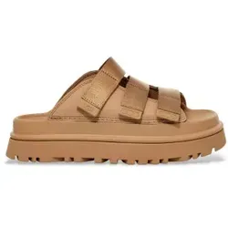 UGG GoldenGlow Slide Damen Pantoletten 40EU - Wanderschuhe mit federnder Zuckerrohr-EVA-Außensohle und drei verstellbaren Riemen für optimalen Tragekomfort, ideal für den Sommer.
