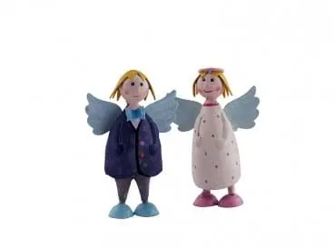 Pape Kunstgewerbe Metall Hochzeitspaar - Brautpaar Set bunt 7x3x10 cm