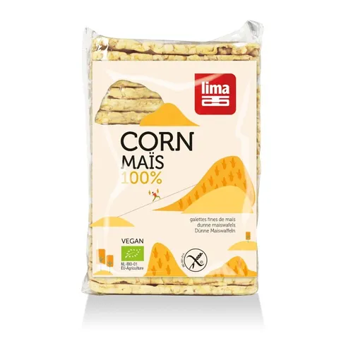 Maiswaffeln - eckig 140g | LIMA FOOD
