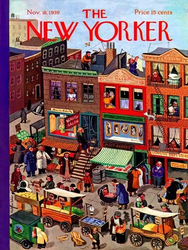 New York Puzzle Company Puzzle Main Street 1000 Teile Cartoon