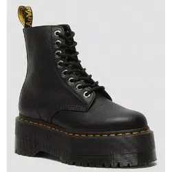 DR MARTENS 1460 Pascal Max Damen Schnürer Plateau Stiefel - Wanderschuhe mit stylischem Plateau in Weiß, ideal für Modebewusste, die Komfort und Trend vereinen möchten.