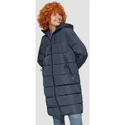 QS Wintermantel Outdoor-Mantel Gesteppter Mantel mit Kapuze blau XS (34)
