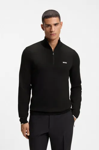 BOSS GREEN Strickpullover mit Stehkragen und Reißverschluss - Stylischer Strickpullover von BOSS GREEN im Regular Fit. Der Stehkragen sorgt für einen modischen Look, während der angenehme Baumwollstoff für Tragekomfort sorgt. Ideal für Freizeit-Outfits und vielseitig kombinierbar.