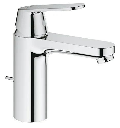 GROHE Eurosmart Cosmopolitan Einhand-Waschtischarmatur - Touch-On-Wasserhähne für Badezimmerwaschbecken, wassersparend mit Grohe EcoJoy-Technologie für bis zu 50% reduzierten Wasserverbrauch, langlebige Oberfläche für langanhaltenden Glanz.