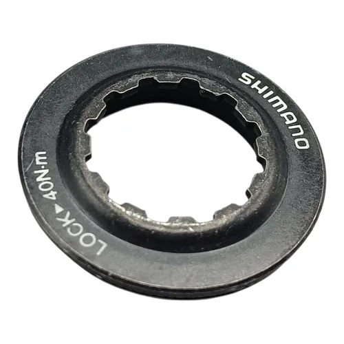 SHIMANO Lockring für Centerlock Bremsscheibe SCHWARZ Verschlussring Rotor - NEU