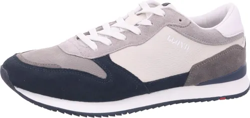 LLOYD Herren Halbschuhe Elmore - Navy/Grey/White Sneaker - Laufschuhe mit lose Einlage, ideal für Freizeit und Business, aus hochwertigem Rauhleder für optimalen Tragekomfort.