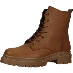 Bullboxer Stiefelette aus Leder - Braun - Größe 38 - Zeitlose Schnürstiefelette von Bullboxer aus hochwertigem Leder. Mit gepolsterter Decksohle und praktischem Reißverschluss überzeugt sie durch Komfort und Robustheit – ideal für den täglichen Einsatz.