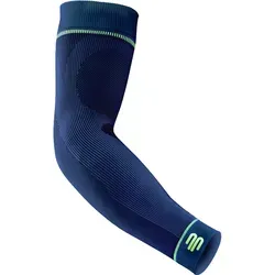 BAUERFEIND Sports Compression Sleeves Arm - 1 Paar - Marineblaue Kompressions-Armbandagen für Sport, verbessern Blutzirkulation und Muskelregeneration, ideal für Basketball, Fußball und mehr, Made in Germany.