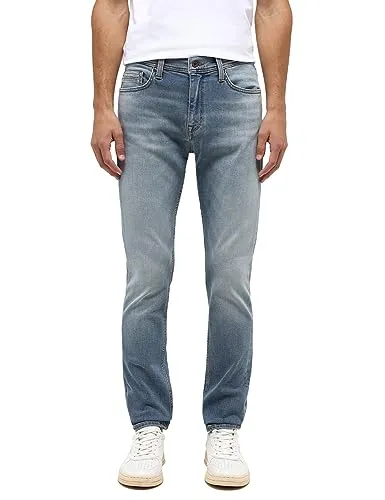 MUSTANG Herren Jeans Hose Style Vegas Slim - Stylische Jeans im Slim Fit mit hochelastischem Baumwollmix, ideal für den modernen Look. 5-Pocket-Design und dauerhaft verfügbar für jeden Anlass.