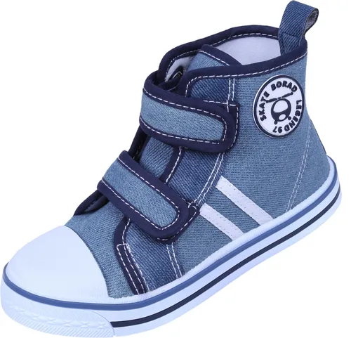 Knochelhohe Jungen Sportschuhe, mit  Klettverschluss 25 EU