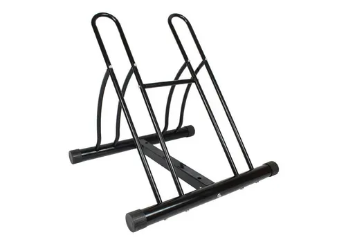 TRUTZHOLM Fahrradständer DUO für 2 Fahrräder - Robuster Fahrradständer aus Stahl in Schwarz, ideal für sicheren Stand von 2 Fahrrädern, Maße: 60 x 54,5 cm, 2 Jahre Herstellergarantie.