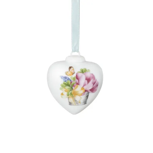 Hutschenreuther Frühlingsgrüße Porzellan-Mini-Herz Tulpe pink - Entdecken Sie das Hutschenreuther Mini-Herz Tulpe pink, 4,5 cm groß. Ideal als liebevolles Geschenk im eleganten Geschenkkarton, perfekt für Frühlingsdekoration und besondere Anlässe.