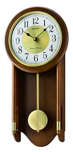 Seiko Wanduhr aus Holz mit Pendel