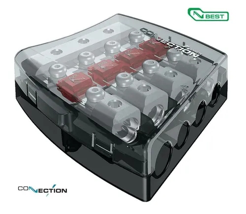 Connection Audison BFD 41.1 Mini ANL Sicherungsverteiler 4 Wege - Sicherungen & Sicherungshalterungen - Kompakter 4-Wege Sicherungsverteiler für zuverlässige Stromverteilung im Auto, ideal für hochwertige Audioanlagen.