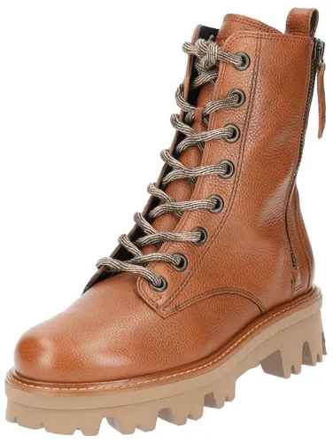 Paul Green Stiefelette Glattleder Schnürstiefelette - Wanderschuhe, stilvolle Schnürstiefelette aus hochwertigem Glattleder mit robuster Laufsohle für hohen Komfort und Eleganz bei jedem Schritt.