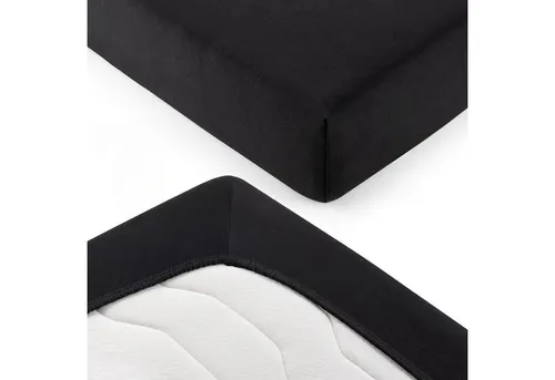 Blumtal Spannbettlaken Blumtal Basics 100% Baumwolle, Baumwolle, Gummizug: Rundum, (2 Stück), Jersey Bettlaken - atmungsaktiv, strapazierfähig und faltenfrei