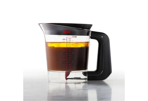 OXO Good Grips Fetttrennkanne 1 Liter mit Sieb