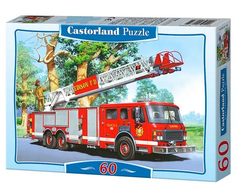 Puzzle 60 elementów Fire Engine CASTORLAND B-06595 CASTOR 5904438006595
