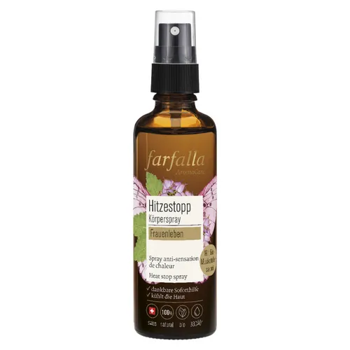 Frauenleben Muskatellersalbei Hitzestopp Spray von Farfalla