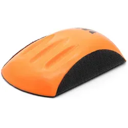 WamSter® Schleifklotz Orange mit Klett für Ø 150mm Schleifscheiben
