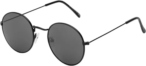 Damen Herren Sonnenbrille Rund Form Designer 80er Modern Urlaub Strand 30567 Schwarz