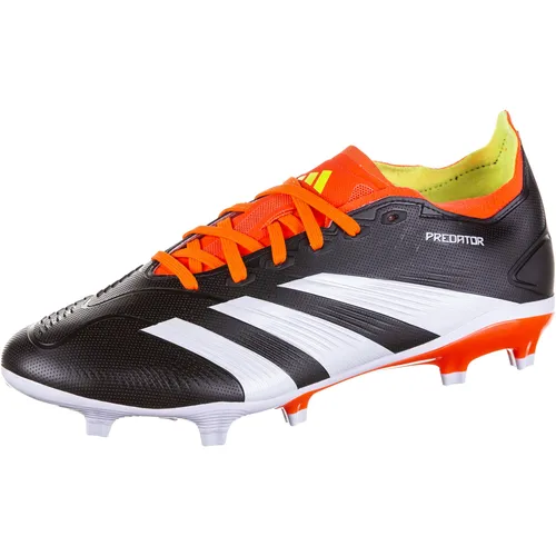 ADIDAS Predator League FG Fußballschuhe Herren schwarz 43 1/3 - Hochwertige Fußballschuhe für Herren, entwickelt für maximale Beweglichkeit und Kontrolle. Mit innovativer Hybrid-Technologie und Strikefin-Elementen für verbesserten Grip und Torschusskraft.