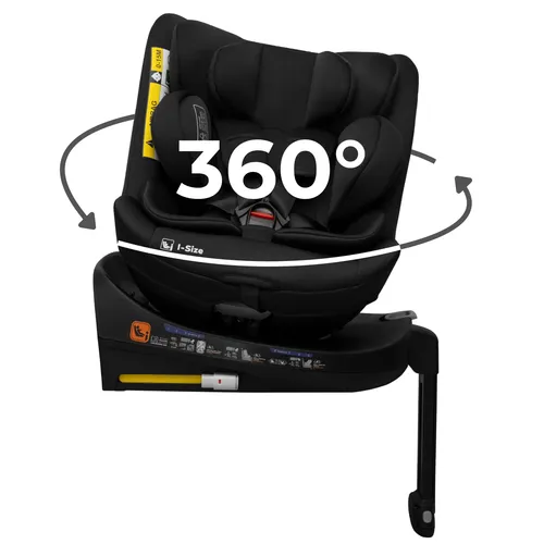 KidsZone Auto Kindersitz Isofix 0-36 kg – 360° drehbar und 8-fach verstellbar