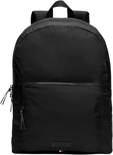 Tommy Hilfiger Herren Rucksack Backpack Groß, Schwarz - Tagesrucksäcke mit modernem Design, praktischem Innenraum und verstellbaren Schulterriemen – ideal für Arbeit und Alltag.
