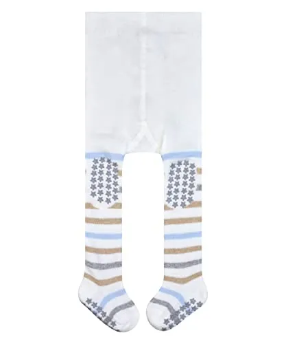 FALKE Multi Stripe B TI coton picots sur la semelle 1 paire, Collants Mixte bébé, Blanc (Off-White 2040), 74-80