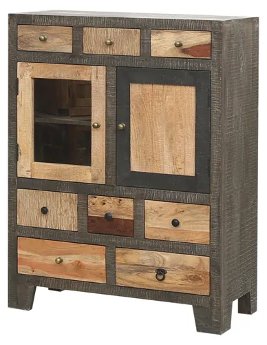 DELUKE Kommode ERIK aus Mangoholz 118x40x90cm