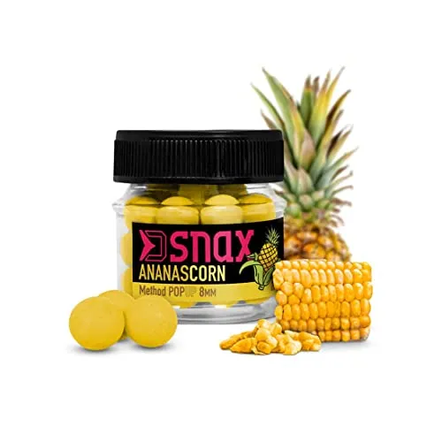 20g 8mm SNAX POP UP KÖDER Pop Up Mini Boilie Mais Ananas