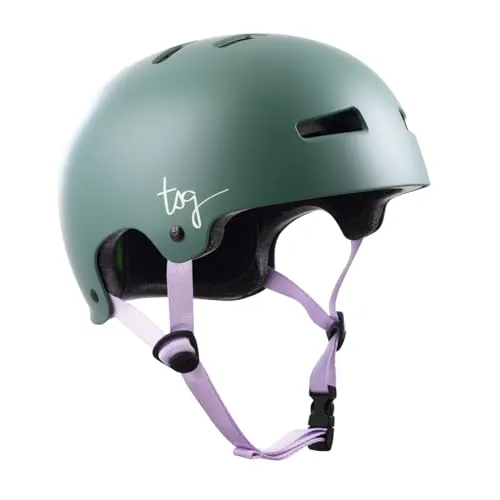 TSG Helm Evolution Women Solid Color (Satin Foliage Green) (Satin Foliage Green, L/XL)