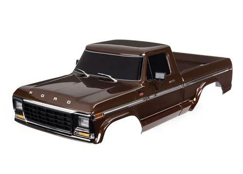Traxxas Modellbausatz Karosserie 1979 Ford F-150 - Braun mit Anbauteilen - Modellbausätze: Detaillierte Karosserie im klassischen Design, perfekt für RC-Enthusiasten und individuelle Anpassungen.