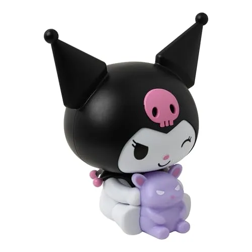 Paladone Kuromi GloBuddies Nachtlicht - Stimmungslichter: Süßes 3D-LED-Nachtlicht im Kuromi-Design, perfekt für Sanrio-Fans – ideal zum Lesen oder als beruhigendes Licht in deinem Raum.