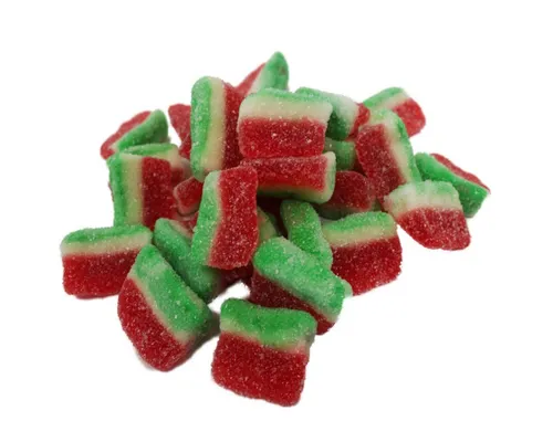 Dulceplus Süßigkeit, Fruchtgummi saure Wassermelonenstücke erfrischend halal 1000g