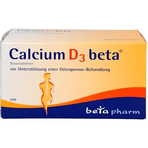 Calcium D3 beta Brausetabletten 100 St - rezeptfrei, effektive Unterstützung für starke Knochen und Zähne