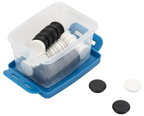 Betzold Greif-Magnete in Kunststoffbox - Praktischer Lehrerbedarf - Vielseitige Greifmagnete in verschiedenen Farben für den Unterricht, ideal zur Anbringung von Materialien an Tafeln. Praktische Kunststoffbox im Lieferumfang enthalten, perfekt für Schule und Kindergarten.
