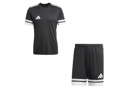adidas Herren Fußballtrikot Set Squadra 25 schwarz XXL - Trainingsbekleidung mit Aeroready-Technologie für optimale Feuchtigkeitsregulierung, ideal für Fußballspieler.