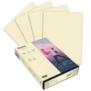 Inapa tecno colors, 2100011367, Kopierpapier hellchamois, A4, 160g/qm, 250 Blatt, Coloured Paper