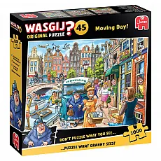 Jumbo Spiele Wasgij Orginal 45 - Umzugstag - Moving Days (1000 Teile) 300101