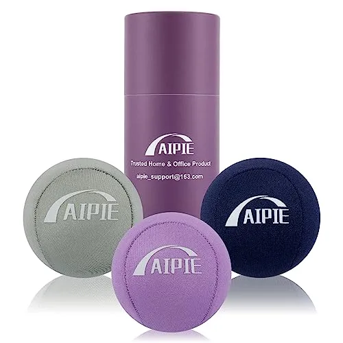 AIPIE 3 Stressball, Handkrafttrainer, Physiotherapie, 1 weich, 1 mittelgroß, 1 Hartgel-Massagebälle, Set für Erwachsene, Kinder, Angstlinderung, Komfortgriff, Fingerhand Widerstandstraining