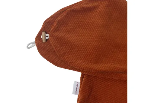 Bezug für Stillkissen Cord rostorange von HOBEA