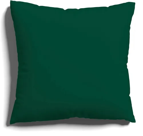 Schlafgut Easy Jersey Kissenbezug 80x80 cm Green Deep mit 100% Baumwolle, superweicher & atmungsaktiver Kopfkissenbezug