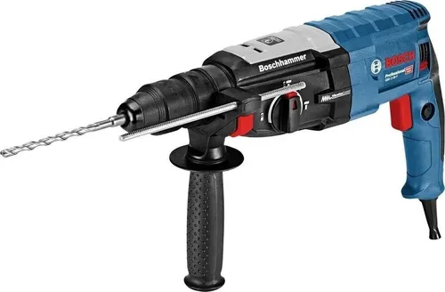 Bosch Professional Bohrhammer GBH 2-28 F 880 W im Koffer - Bohrmaschine für Profi-Handwerker, leistungsstark mit 880 W und robustem Koffer für einfachen Transport und Aufbewahrung.