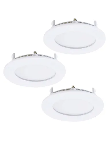 EGLO FUEVA 3 EINGEBAUT. SET Ø85 3X2,7W 3X300LM