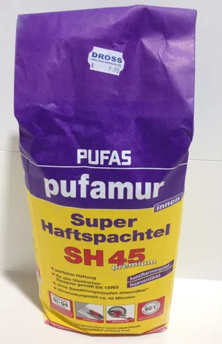 PUFAS Super-Haftspachtel 5kg SH 45 Kunstharzvergütet f. Putz Beton Gipskarton