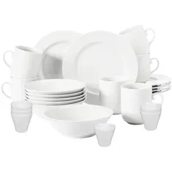 Seltmann Weiden Rondo/Liane Weiß Frühstücks-Set 24-teilig