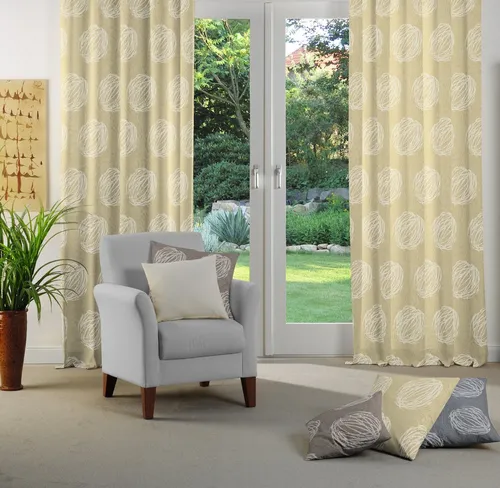 Vorhänge & Gardinen Gold von Wirth